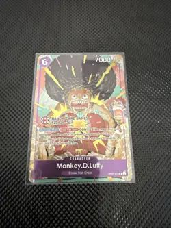 Monkey D Luffy Bandai Fest 25-26 English One Piece Promo Card NM - Image 1
