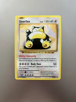 Pokemon TCG Snorlax - XY179 - XY Promos (PR) Black Star Promo HP - Image 1