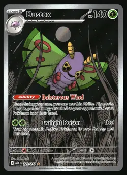 DUSTOX 220/217 ILLUSTRATION RARE ASCENDED HEROES POKEMON HOLO NEAR MINT - Image 1