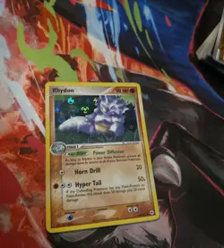 The Pokemon Company Pokemon TCG Rhydon 46/101 Hidden Legends UNL Rev Holo Unc EN - Image 3