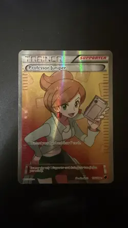 Pokemon TCG Professor Juniper Full Art Holo UR Plasma Freeze 116/116 Eng - Image 1
