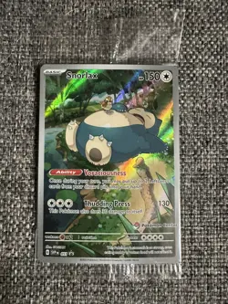 SEALED, STAMPED - Snorlax SVP051 Pokemon Center Stamped 151 ETB Promo - Image 1