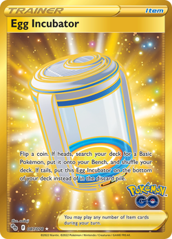 EGG INCUBATOR 087/078 SEC POKEMON GO POKEMON HOLO NM/M - Image 3