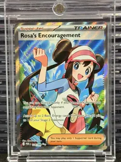 Pokemon Rosa's Encouragement #114/088 English Perfect Order Ultra Rare Full Art - Image 1