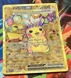The Pokemon Company Pikachu ex Sv08 Surging Sparks 247/191 Hyper Rare Full Art - Image 1