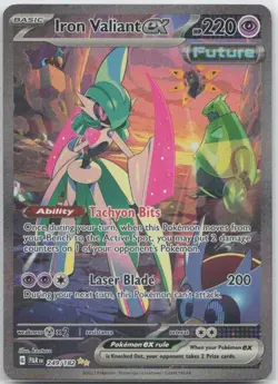 Pokemon : Iron Valiant ex Paradox Rift 249/182 : Special Illustration Rare Holo - Image 1
