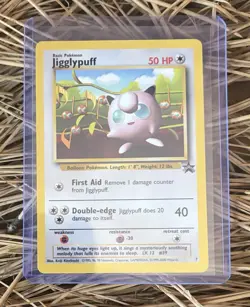 Jigglypuff 7 Pokemon LP Wizards Black Star Promos LP A - Image 1