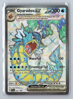 Gyarados ex 225/198 Ultra Rare Scarlet & Violet Pokemon Holo Near Mint - Image 1