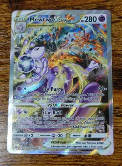 Mewtwo VSTAR GG44/GG70 Crown Zenith Gallery Holo Pokemon Card NM-MINT Pack Fresh - Image 1