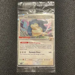 Hop's Snorlax - 117/159 - Pokemon Journey Together Gamestop Holo Rare NM SEALED - Image 1