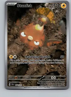 Pokemon Stunfisk SV08: Surging Sparks #202/191 NM - Image 1