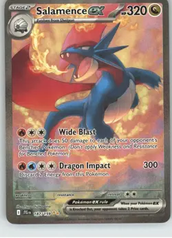 Salamence ex SV09: Journey Together [187/159] Special Illustration Rare Holof... - Image 1