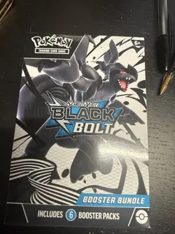 Pokemon TCG Scarlet & Violet: Black Bolt Booster Bundle Sealed New - Image 1