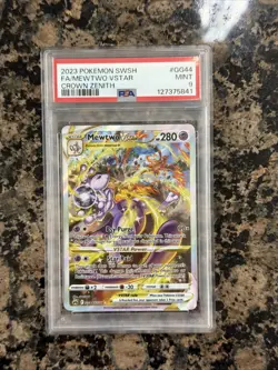 Mewtwo VSTAR Holo GG44/GG70 Pokemon Crown Zenith Galarian Gallery PSA 9 Mint - Image 1