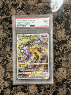 Mewtwo VSTAR Holo GG44/GG70 Pokemon Crown Zenith Galarian Gallery PSA 9 Mint - Image 2