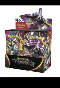 Pokemon Mega Evolution Pitch Black Booster Box Factory Sealed ships 7/16 - Image 1