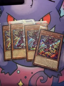 Yu-Gi-Oh! Black Chaos 1st Ed Secret Rare Holo CORI-EN001 English - Image 1