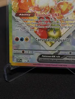 Pokemon Evolutions Promo 174 Scarlet and Violet Card Evee Prismatic Holofoil - Image 5