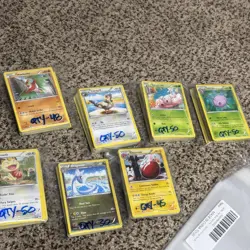 POKEMON XY SETS Non Holo HUGE MIXED Lot Cards plus code cards (G15) - Image 3
