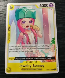 One Piece CCG Jewelry Bonney Carrying On His Will UC Card OP13-109 NM - Image 1