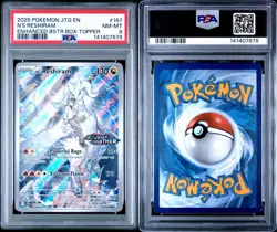 Pokemon TCG N's Reshiram Stamped Illustration Rare Promo Card PSA 8 - Image 3