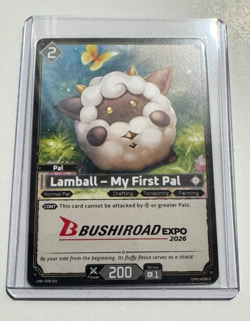 Anime Expo 2026 Palworld TCG Lamball Promo Card English Exclusive SHIPS SLEEVED - Image 1