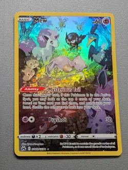 Pokemon Mew TCG Ultra Rare Holo Card Crown Zenith: Galarian Gallery #GG10/GG70 - Image 1