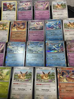 (30) EEVEE CARDS LOT VTG HOLO GLACEON LEAFEON ESPEON JOLTEON EVOLUTION 824 - Image 4