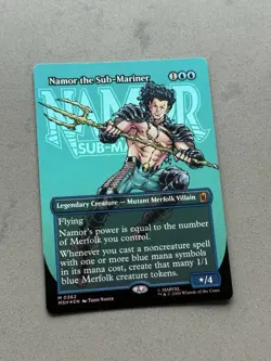 Namor the Sub-Mariner (Borderless Foil) 0362 MTG Marvel Super Heroes - NM - Image 3