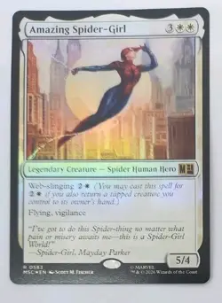 Amazing Spider-Girl Commander: Marvel Super Heroes Foil MTG - Image 1