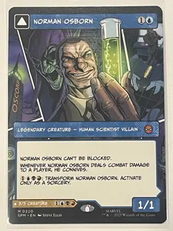 MTG Spider-Man M0220 Norman Osborn #220 Borderless Non-Foil - Image 1