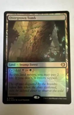 Overgrown Tomb Lorwyn Eclipsed Foil MTG - Image 1