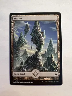 Wastes - FULL ART #184 - MTG Oath of the Gatewatch - NM - Image 1