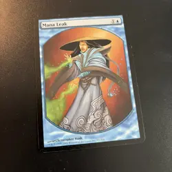 Mana Leak Magic Player Rewards Textless Magic The Gathering - Image 1