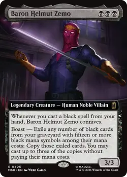 Baron Helmut Zemo (Extended Art) - MSH - 405 NM/LP - Image 1