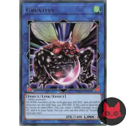 Yugioh Greatfly FLOD-EN052 Rare NM - Image 1