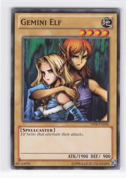 Gemini Elf Common Starter Deck: Yugi Reloaded YSYR-EN006 Unlimited LP-NM - Image 1