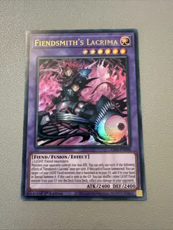 Yu-Gi-Oh! TCG Fiendsmith’s Lacrima ULTRA RARE 1st Edition RA05-EN038 - Image 1