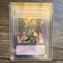QCR yugioh Yu-Gi-Oh! Red-Eyes Dark Dragoon RA02-EN021 1st Ed Foil QCSR - Image 2