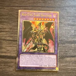 QCR yugioh Yu-Gi-Oh! Red-Eyes Dark Dragoon RA02-EN021 1st Ed Foil QCSR - Image 4