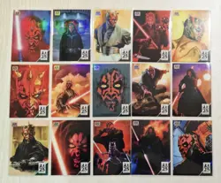 Art Of Darth Maul 2024 Topps Chrome Galaxy Star Wars Full Set 15 🔥 - Image 1