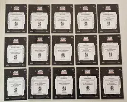 Art Of Darth Maul 2024 Topps Chrome Galaxy Star Wars Full Set 15 🔥 - Image 2