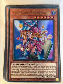 Toon Dark Magician Girl DUPO-EN041 Ultra Rare Duel Power Yu-Gi-Oh 1st Edition NM - Image 1