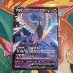 Pokemon TCG - Galarian Articuno V - 058/198 - Rare Holo V - Chilling Reign - Image 1