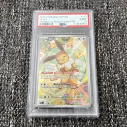 Eevee SVP 173 Promo Prismatic Evolutions ETB PSA 9 MINT Pokemon Card TCG Slab - Image 1