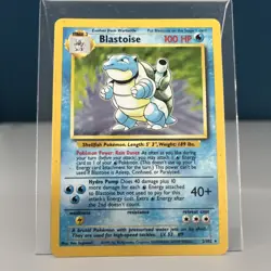 Pokemon Blastoise 2/102 Base Set Holo HP Vintage - Image 1