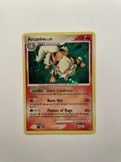 Pokemon Arcanine Reverse Holo Platinum Rising Rivals 1/111 LP - Image 1
