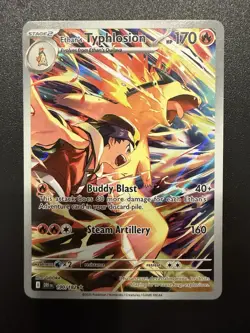 Ethan's Typhlosion 190/182 Illustration Rare Destined Rivals Pokemon NM/M - Image 1