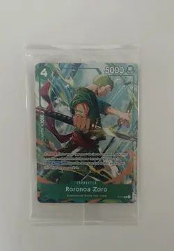 Roronoa Zoro P-114 C2E2 Exclusive Convention One Piece Promo Card Sealed English - Image 1
