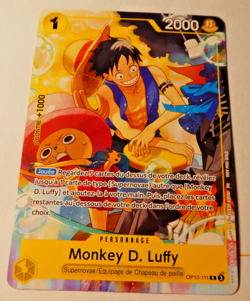 One Piece Card Game Francais Carte Promo Monkey D. Luffy OP10-111 FR NM - Image 1